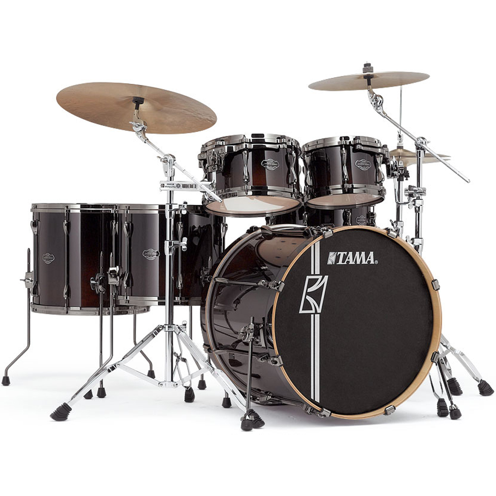 Tama Superstar Hyperdrive Maple 6pc Drum Kit - Dark Mocha Fade - Tama ...